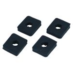 Gummi zwischen Chassis und Karosserie VW Käfer 111899117B 4 Stück Puffer Dämpfer Unterlage Häuschen 7 mm